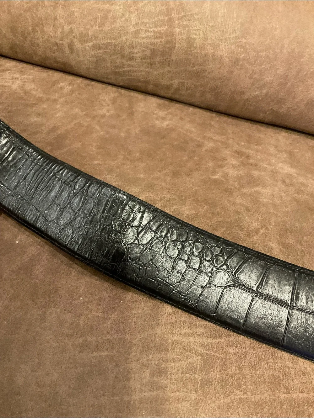 Carlisle black crocodile